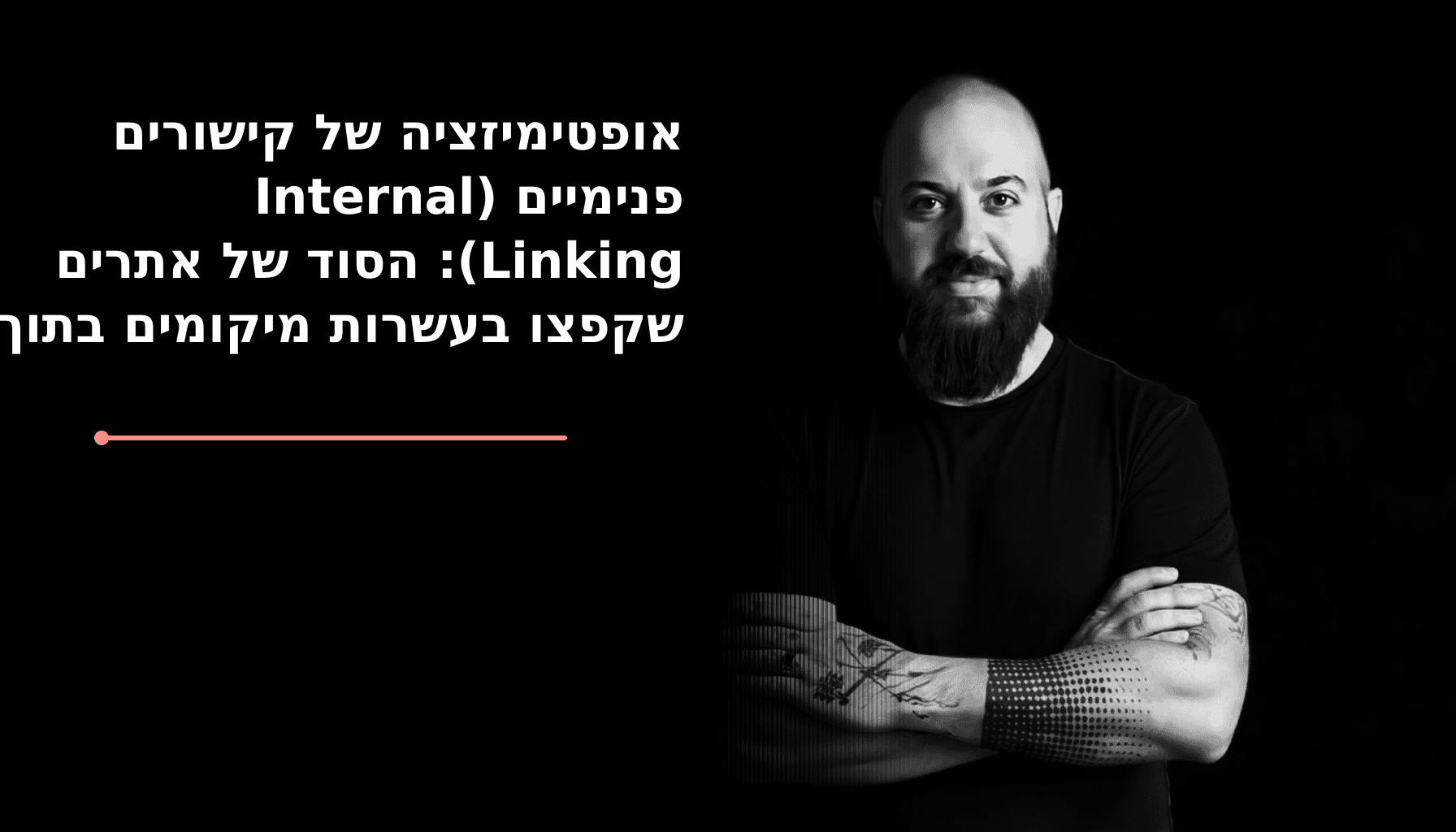 אלי סאסי בוחן את מסלולי הקישורים בין מדריכים, קטגוריות ועמודי שירות מרכזיים באתר
